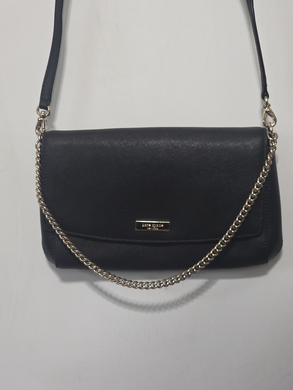 Kate Spade Black Leather Chain Shoulder Bag - Picture 3 of 8